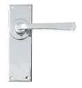 Polished Chrome Avon Lever Latch Set - 90363