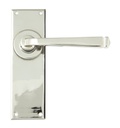 Polished Nickel Avon Lever Latch Set - 90364