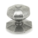 Pewter Octagonal Centre Door Knob - Internal - 90383