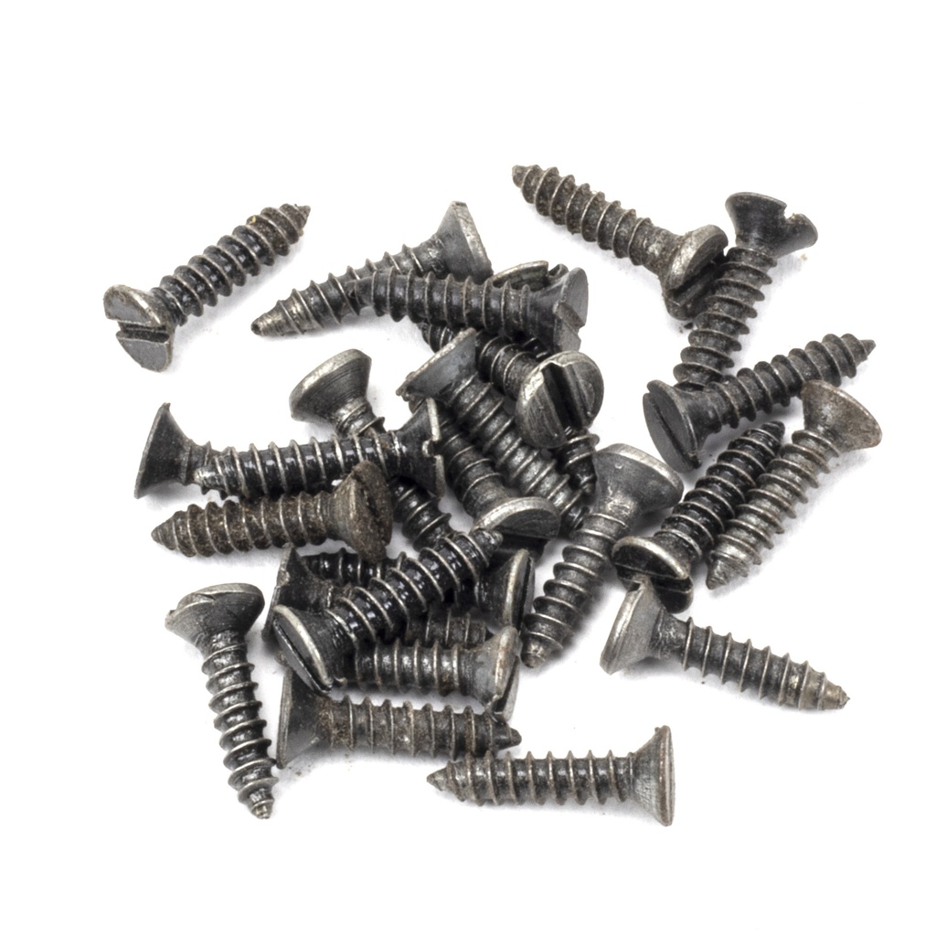 Pewter 4xÂ½" Countersunk Screws (25) - 91187