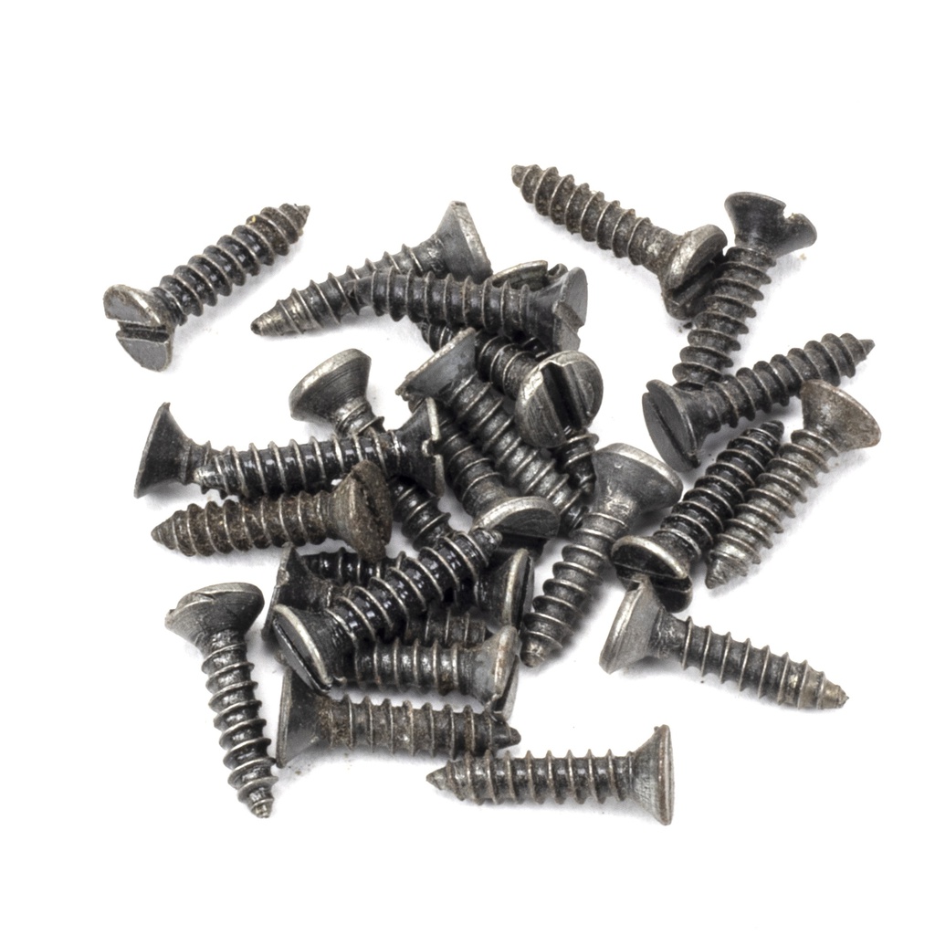 Pewter 4xÂ½&quot; Countersunk Screws (25) - 91187