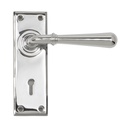 Polished Chrome Newbury Lever Lock Set - 91421