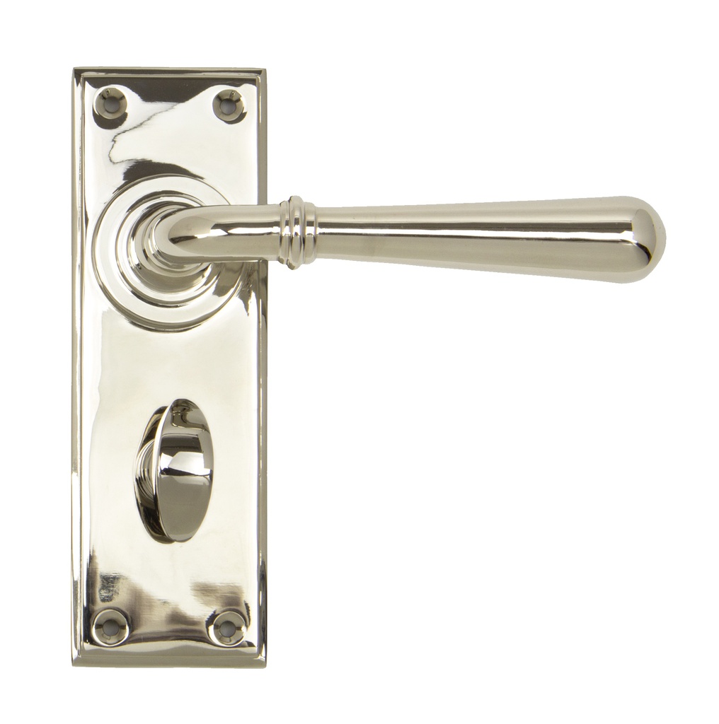 Polished Nickel Newbury Lever Bathroom Set - 91430