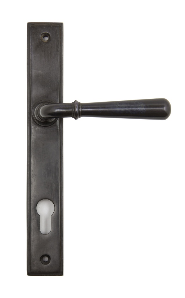 Aged Bronze Newbury Slimline Lever Espag. Lock Set - 91434