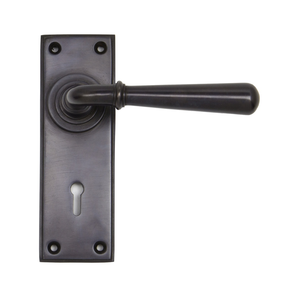 Aged Bronze Newbury Lever Lock Set - 91435