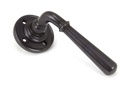 Aged Bronze Newbury Lever on Rose Set - 91439