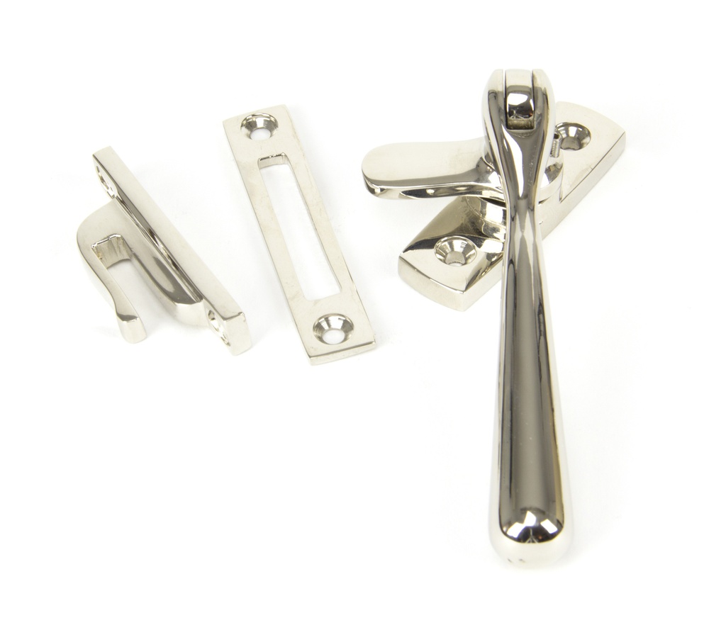 Polished Nickel Locking Newbury Fastener - 91455