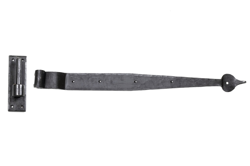 External Beeswax 24" Hook & Band Hinge - Cranked (pair) - 91471