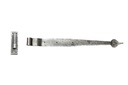 Pewter 24" Hook & Band Hinge - Cranked (pair) - 91474