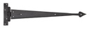 External Beeswax 18" Arrow Head T Hinge (pair) - 91476