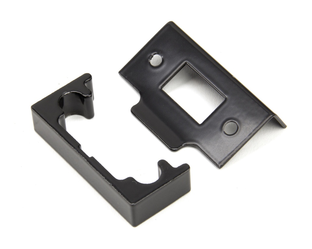 Black Â½" Rebate Kit for Tubular Mortice Latch - 91824
