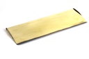 Aged Brass Large Letter Plate Cover - 91883