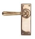 Polished Bronze Newbury Lever Latch Set - 91920