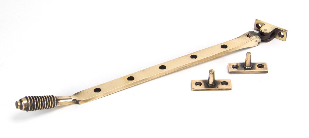 Polished Bronze 12" Reeded Stay - 91940
