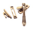 Polished Bronze Locking Reeded Fastener - 91944