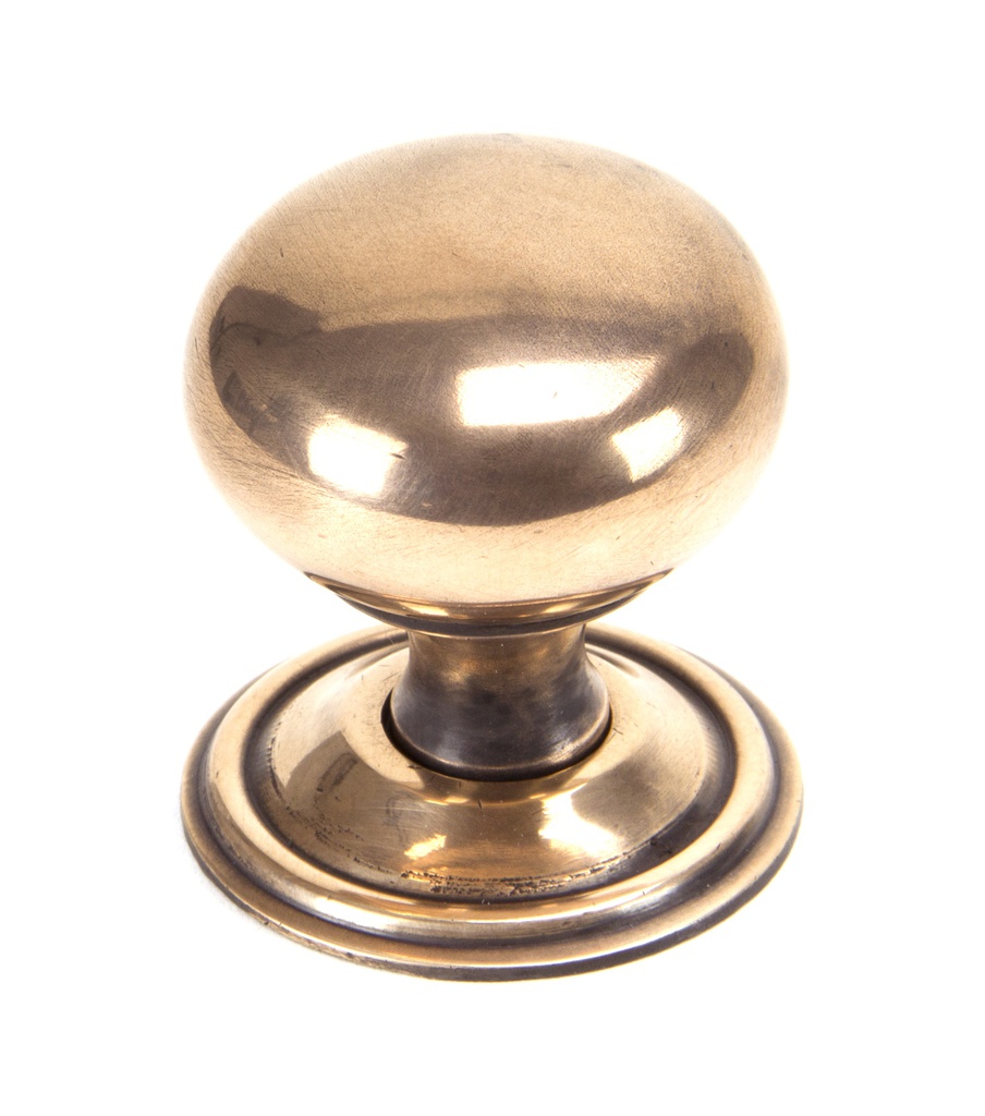 Polished Bronze Mushroom Cabinet Knob 38mm - 91949