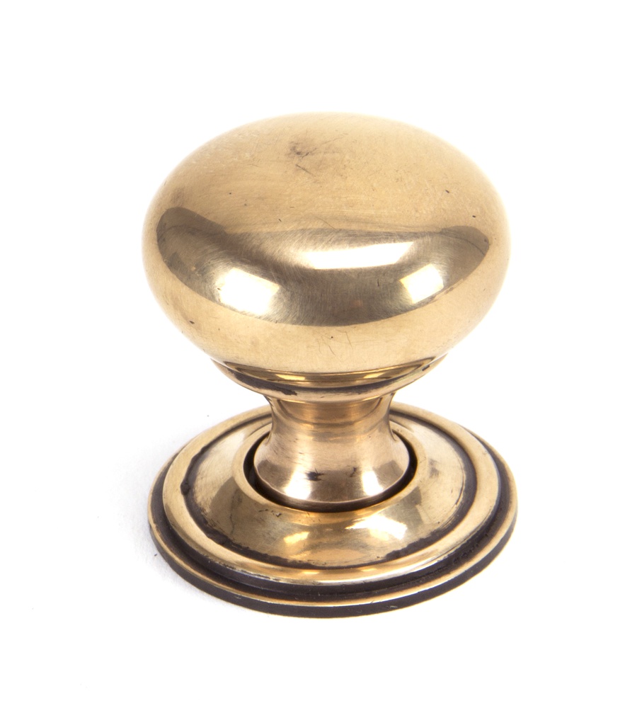 Polished Bronze Mushroom Cabinet Knob 32mm - 91950