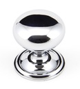 Polished Chrome Mushroom Cabinet Knob 38mm - 92031