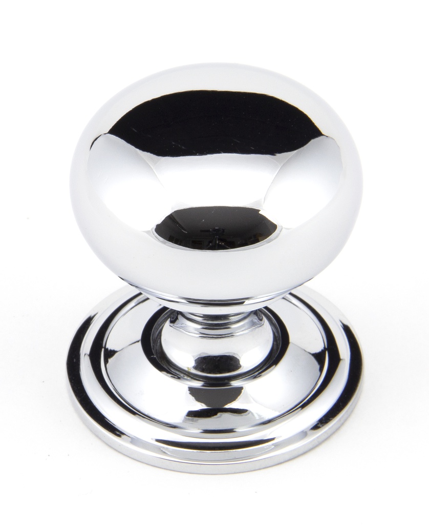 Polished Chrome Mushroom Cabinet Knob 32mm - 92032