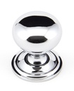 Polished Chrome Mushroom Cabinet Knob 32mm - 92032