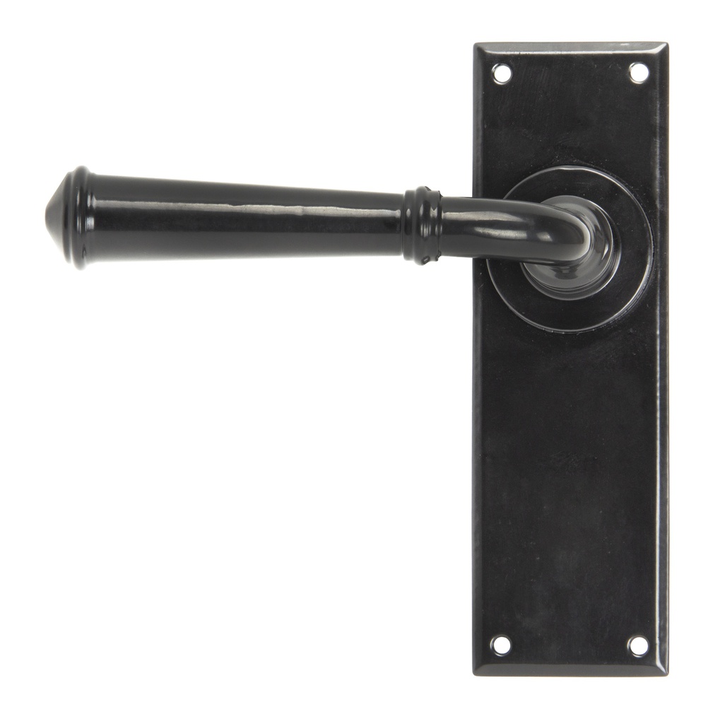 Black Regency Lever Latch Set - 92058