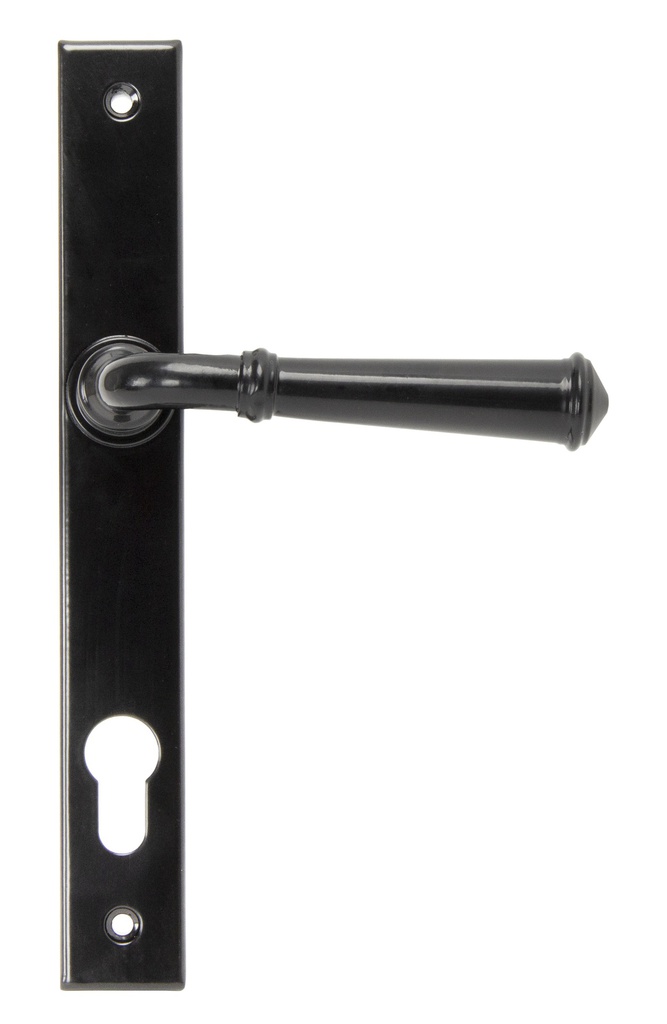 Black Regency Slimline Lever Espag. Lock Set - 92061