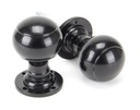 Black Regency Mortice/Rim Knob Set - 92068