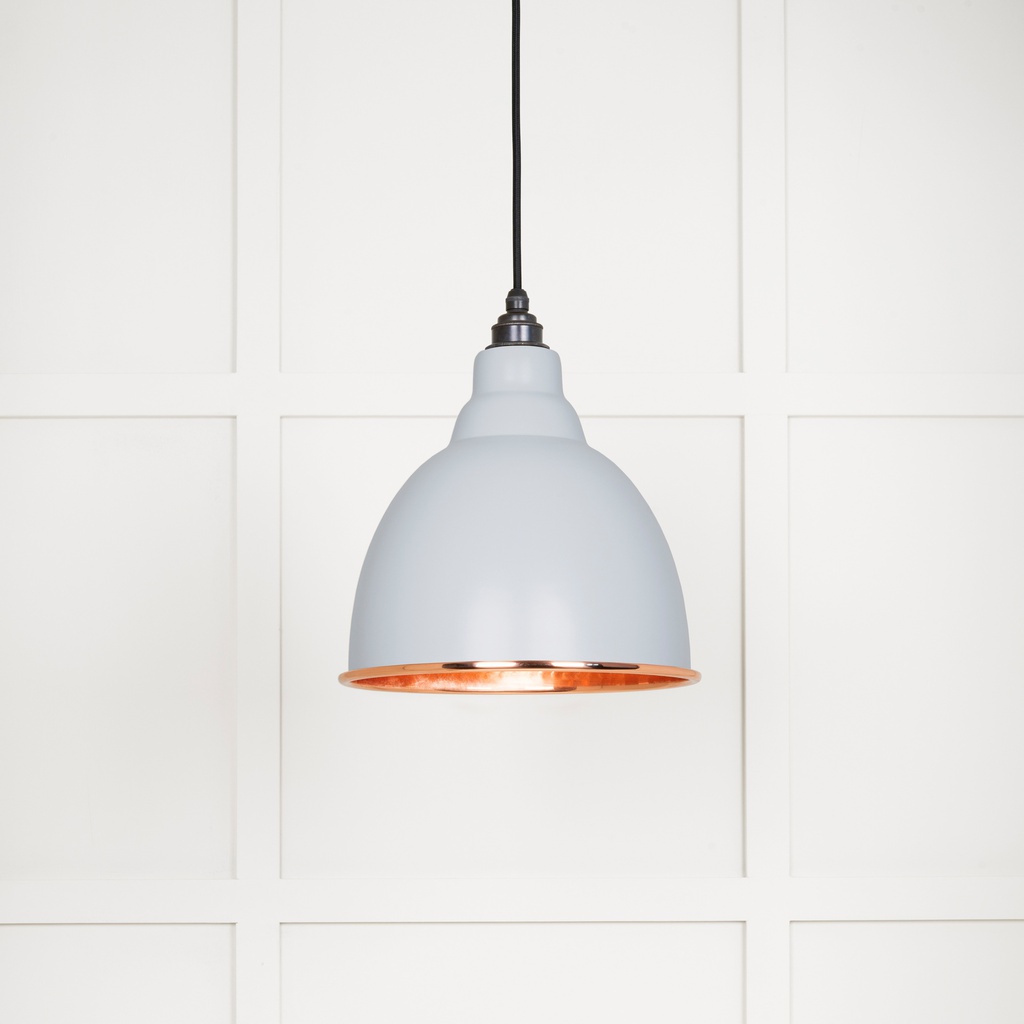 Hammered Copper Brindley Pendant in Birch - 49500BI