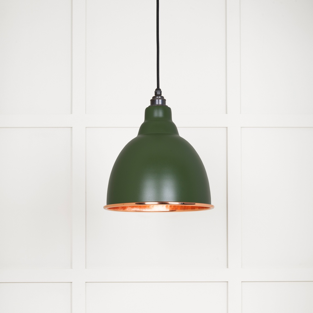 Hammered Copper Brindley Pendant in Heath - 49500H