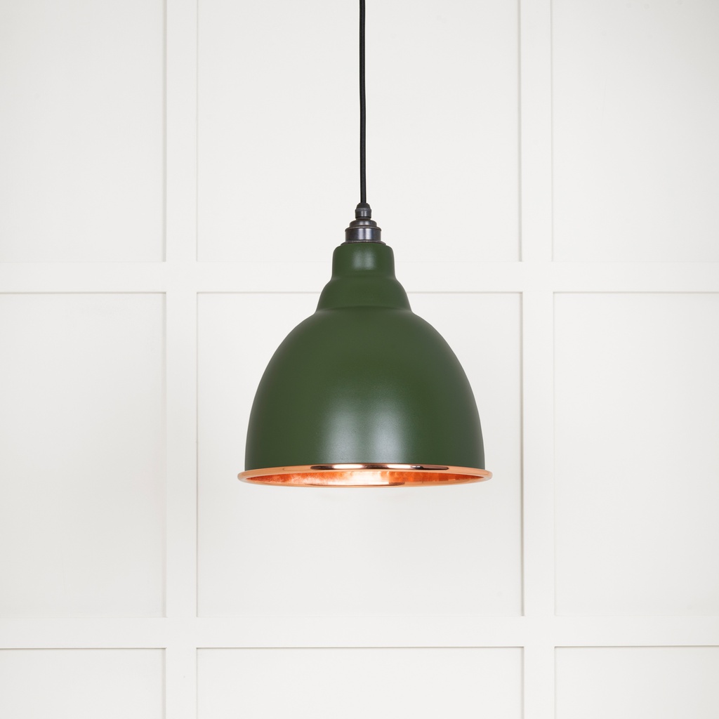 Hammered Copper Brindley Pendant in Heath - 49500H