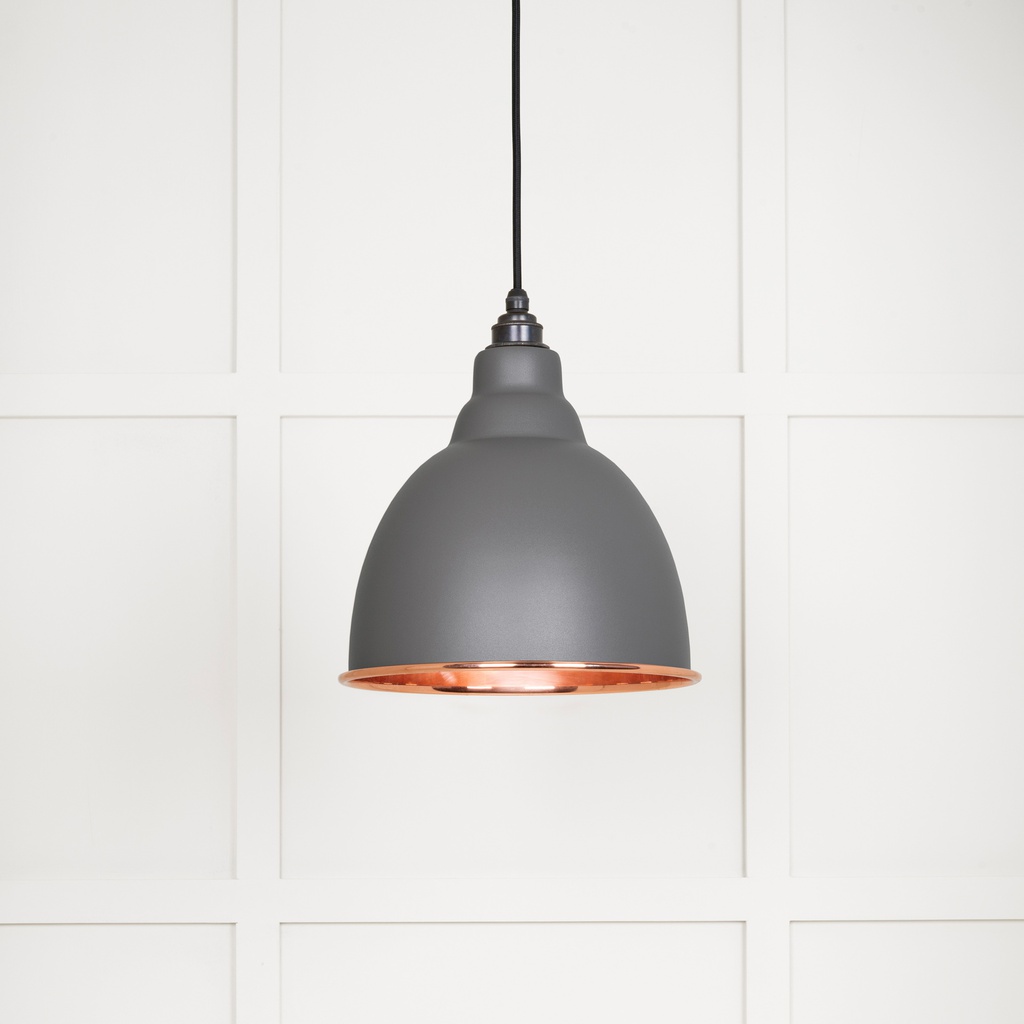 Smooth Copper Brindley Pendant in Bluff - 49500SBL