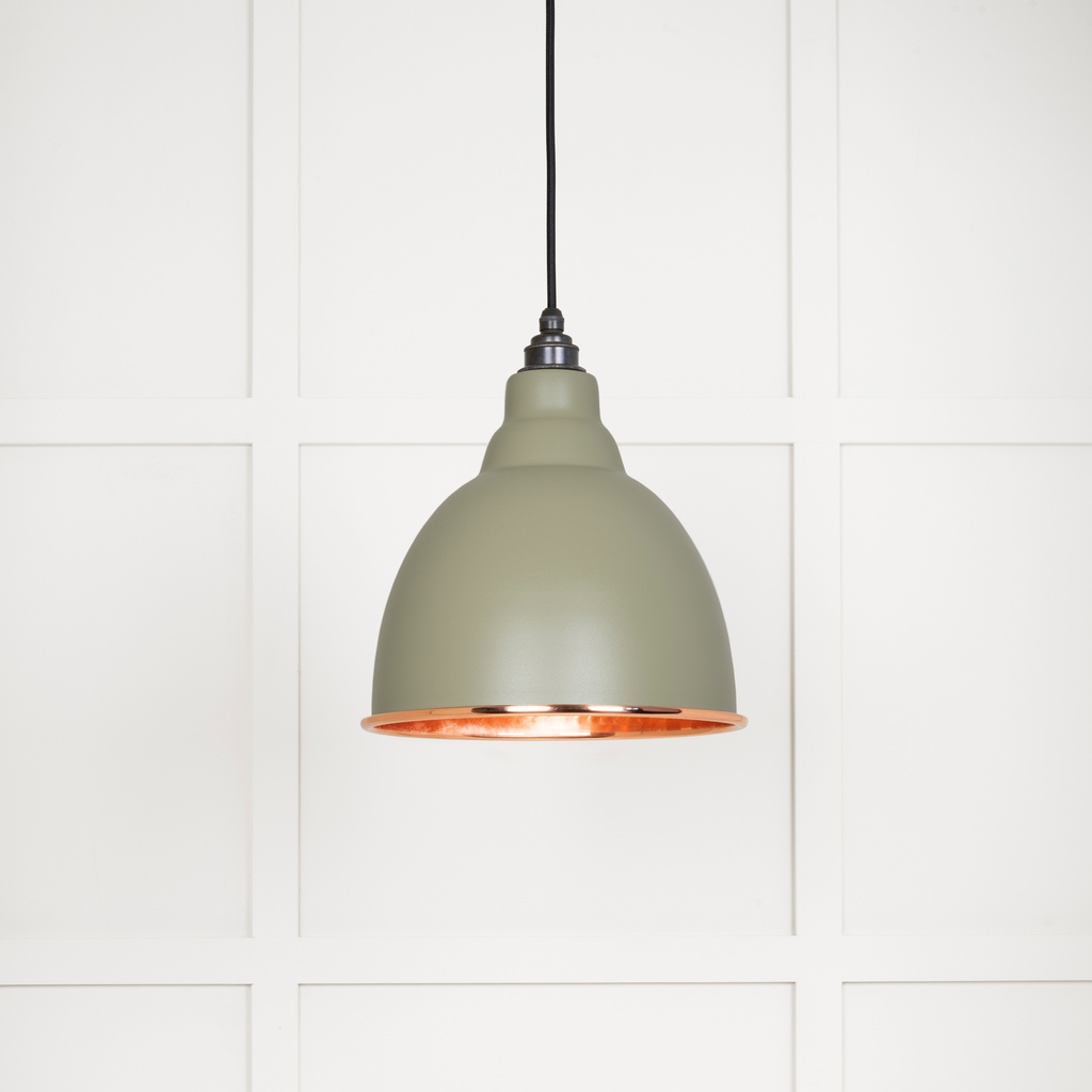 Hammered Copper Brindley Pendant in Tump - 49500TU