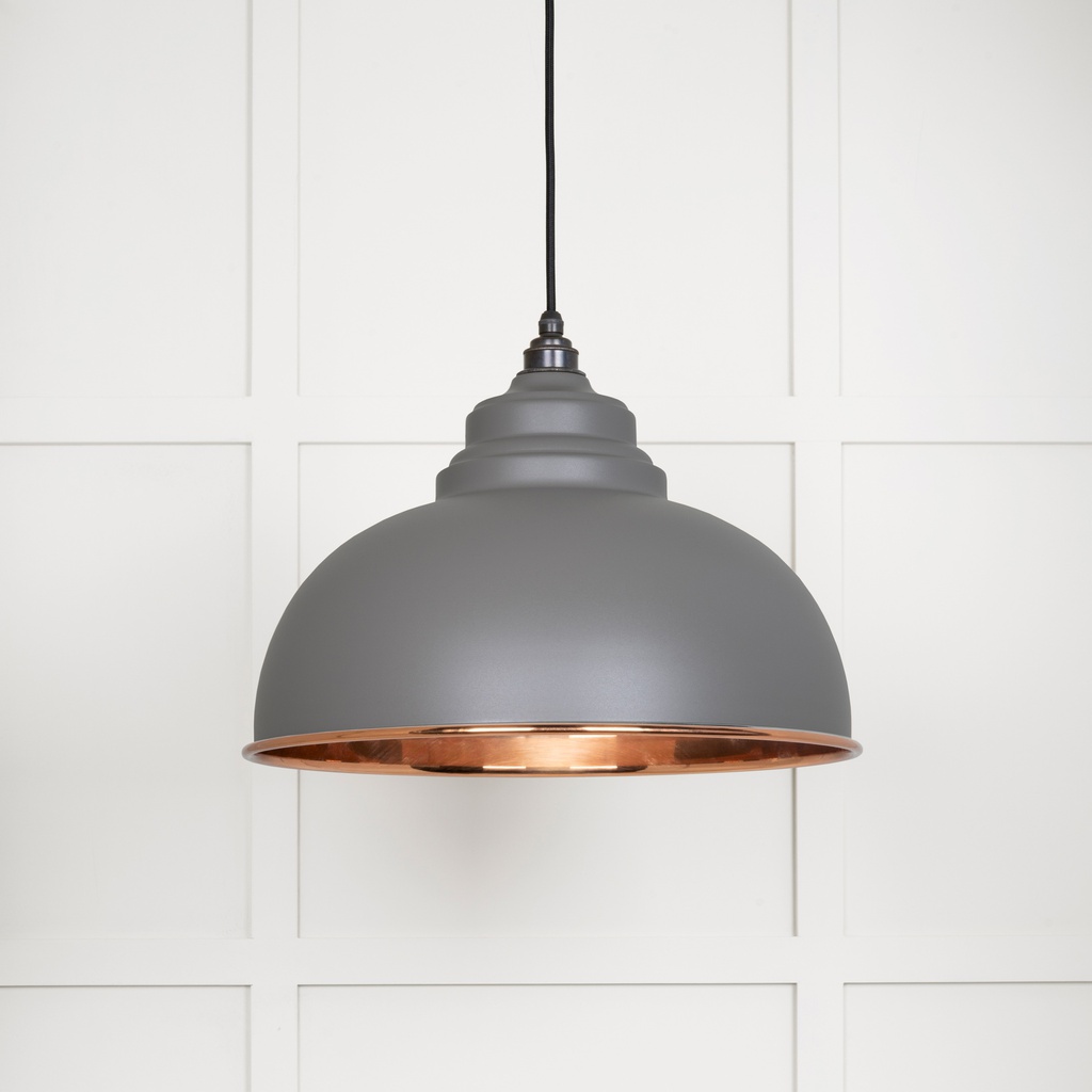 Smooth Copper Harborne Pendant in Bluff - 49501SBL