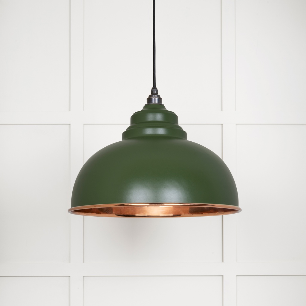 Smooth Copper Harborne Pendant in Heath - 49501SH