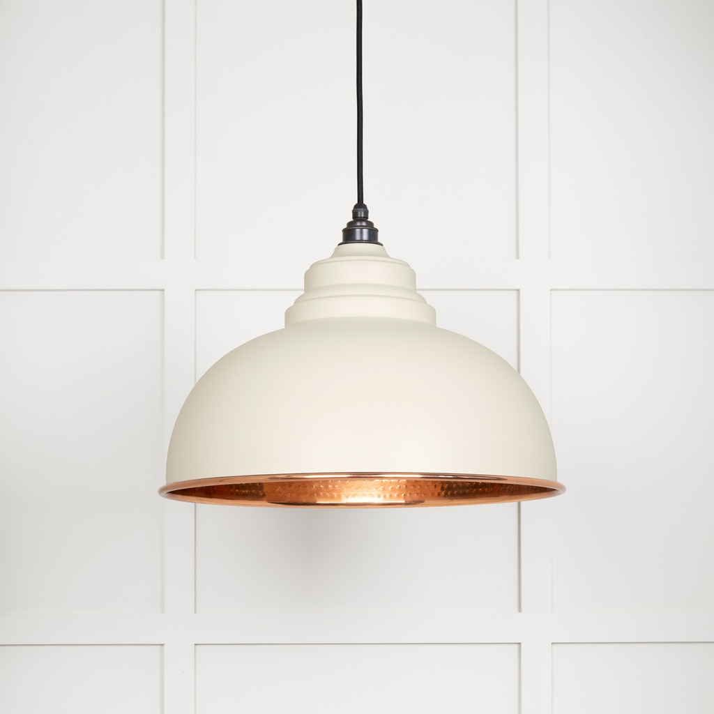 Hammered Copper Harborne Pendant in Teasel - 49501TE