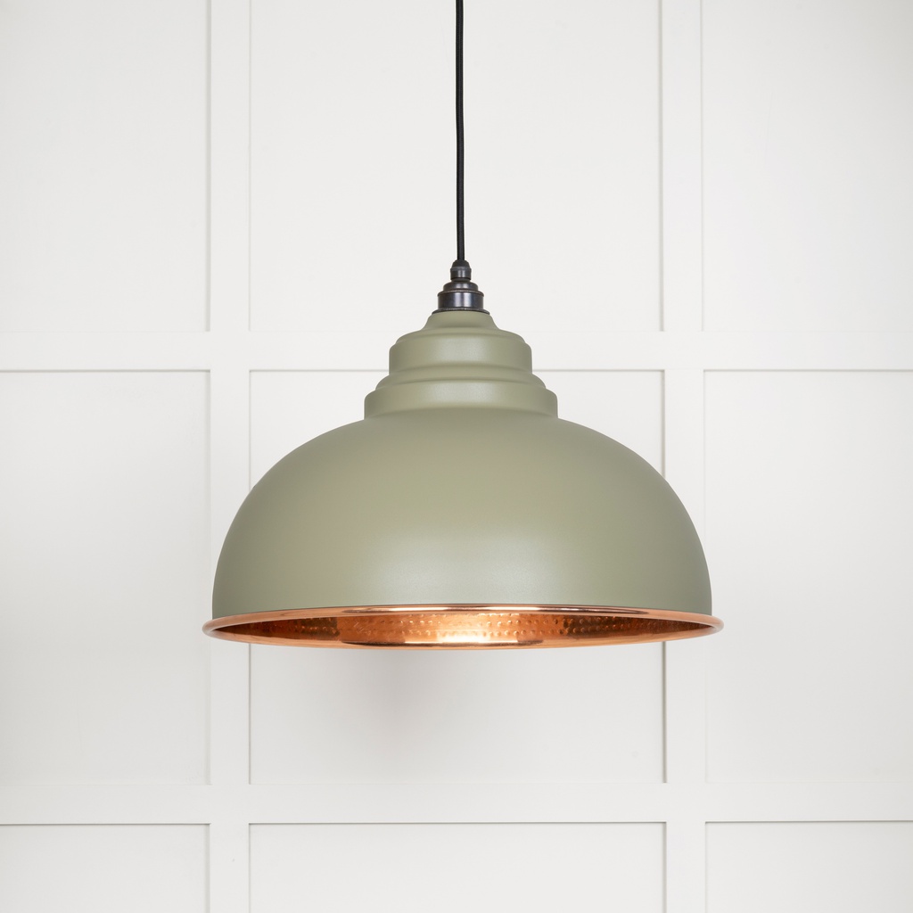 Hammered Copper Harborne Pendant in Tump - 49501TU