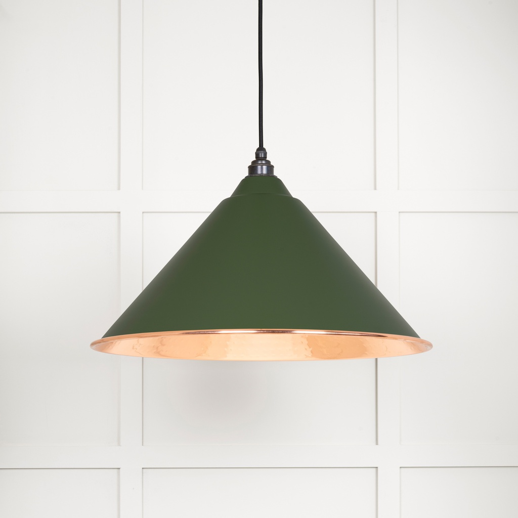 Hammered Copper Hockley Pendant in Heath - 49503H