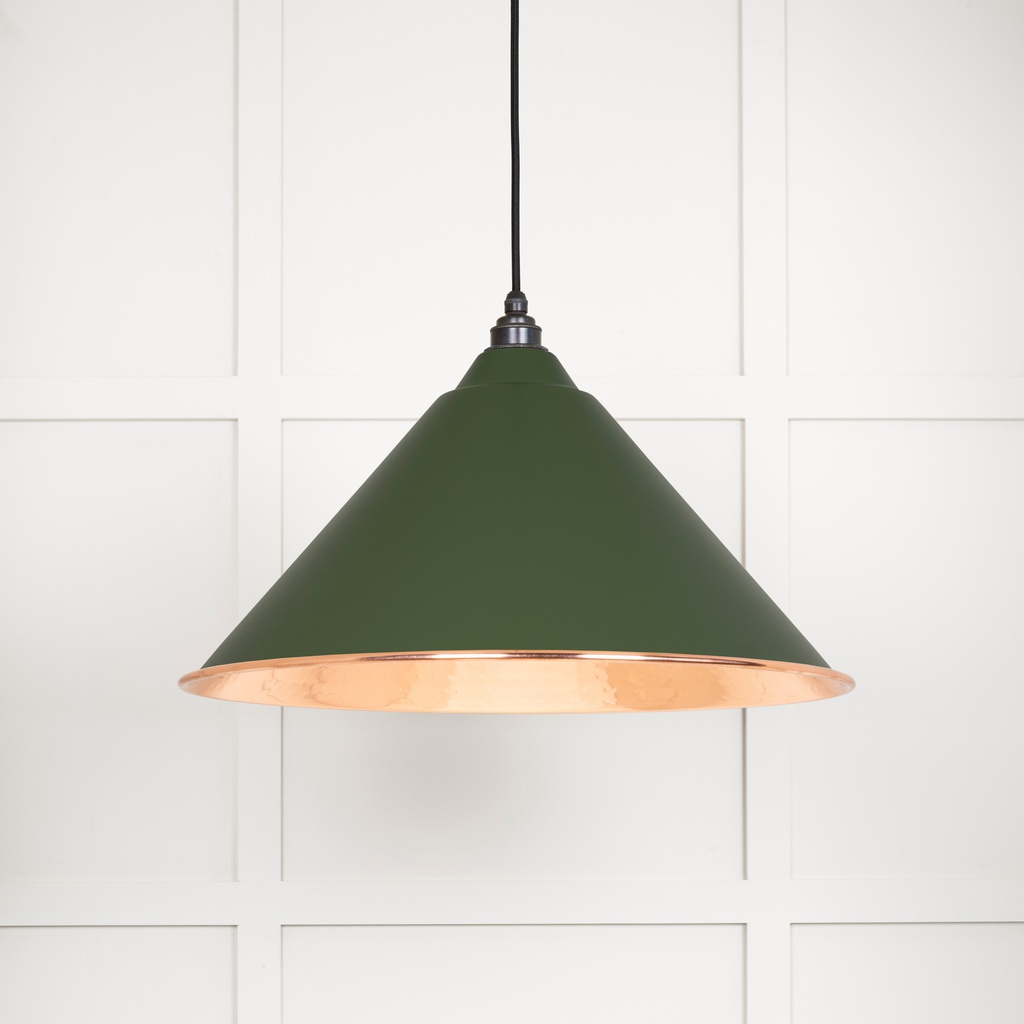 Hammered Copper Hockley Pendant in Heath - 49503H