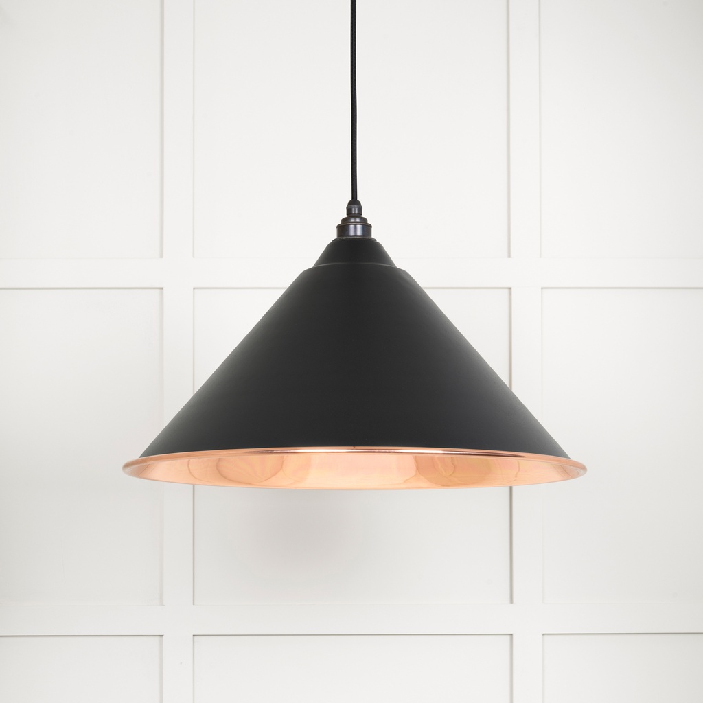 Smooth Copper Hockley Pendant in Elan Black - 49503SEB