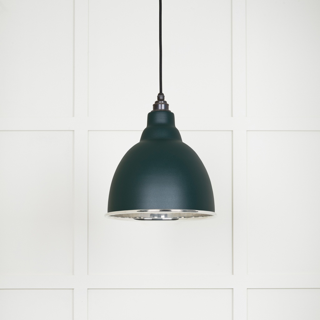 Smooth Nickel Brindley Pendant in Dingle - 49504DI