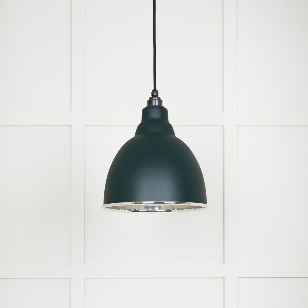 Smooth Nickel Brindley Pendant in Dingle - 49504DI