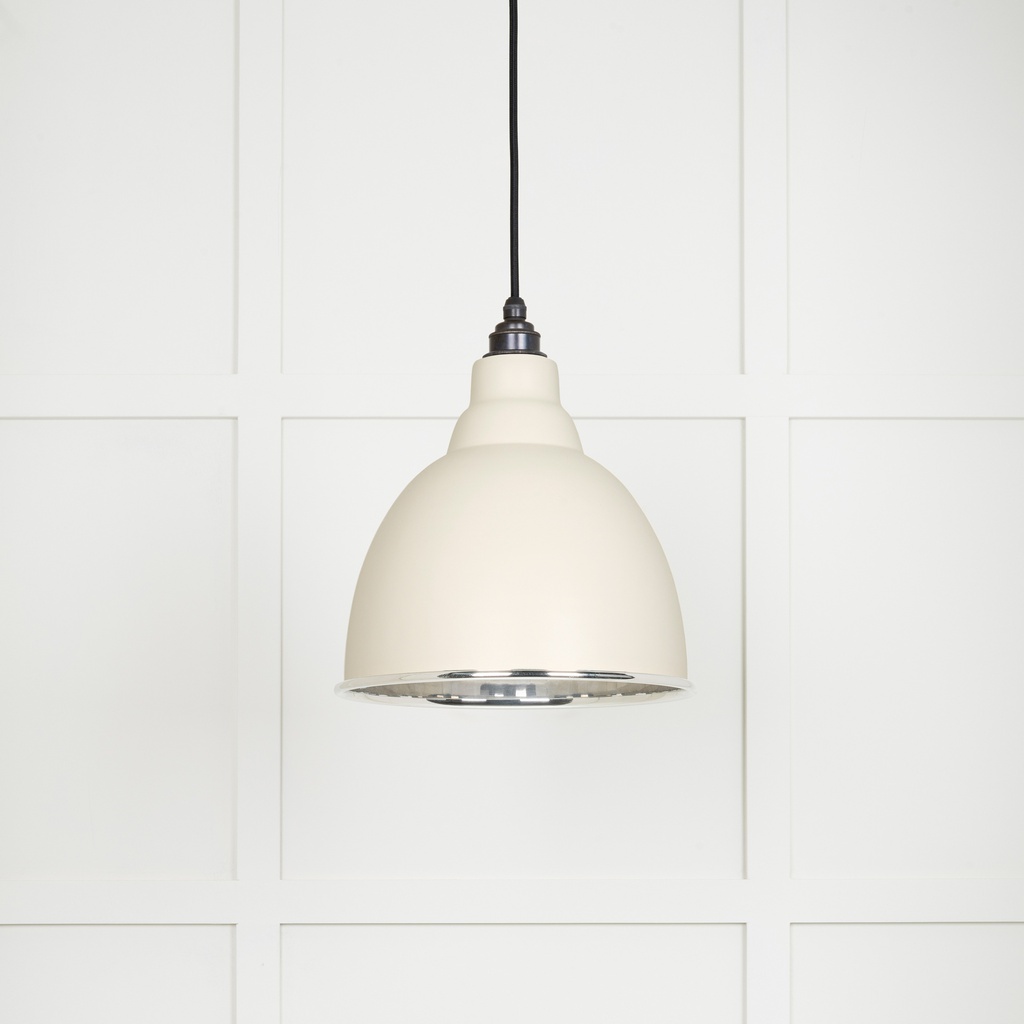 Smooth Nickel Brindley Pendant in Teasel - 49504TE