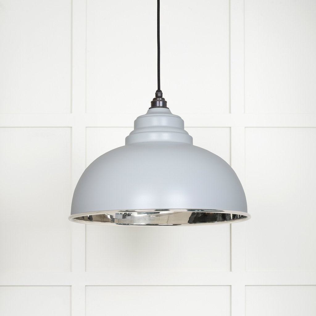 Smooth Nickel Harborne Pendant in Birch - 49505BI