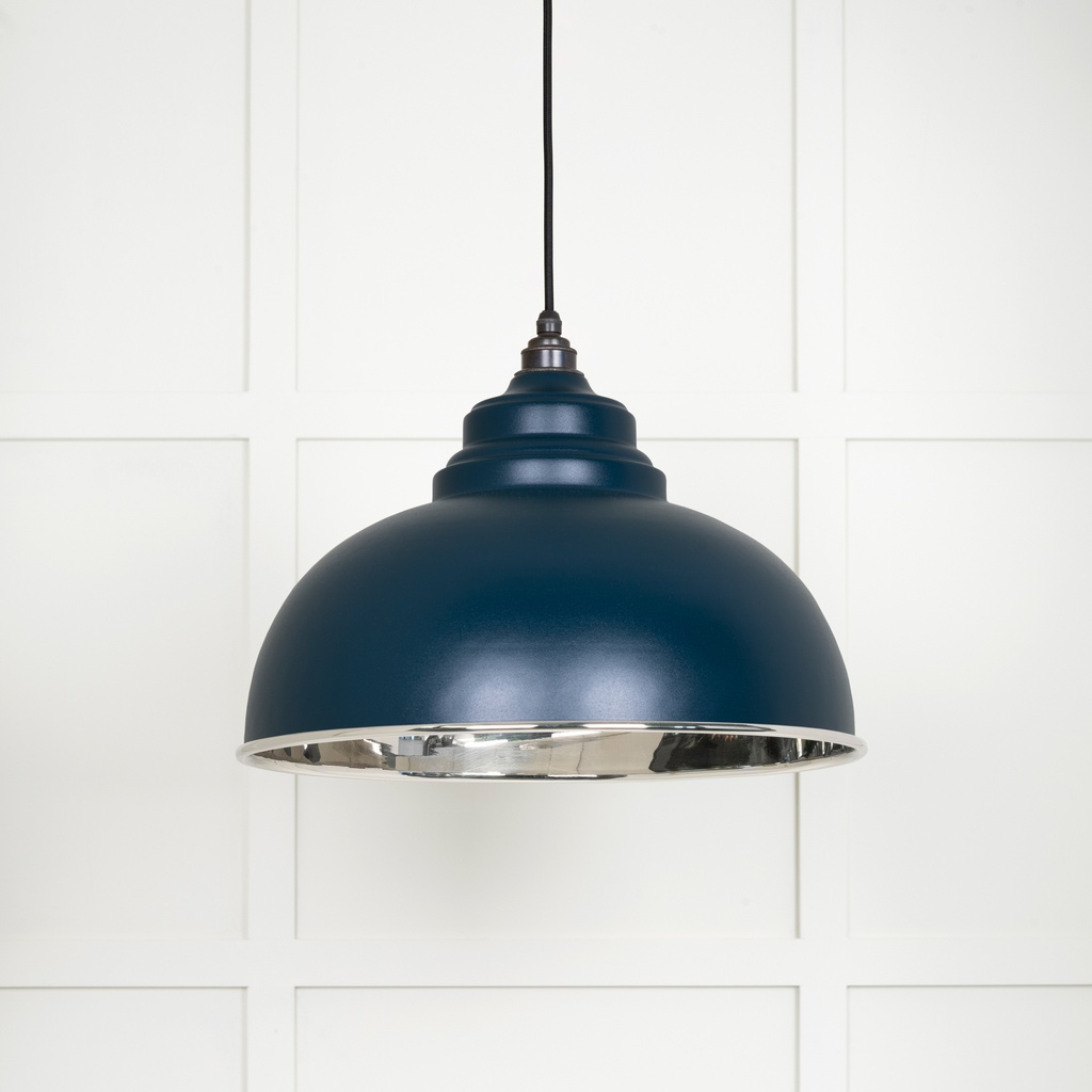 Smooth Nickel Harborne Pendant in Dusk - 49505DU