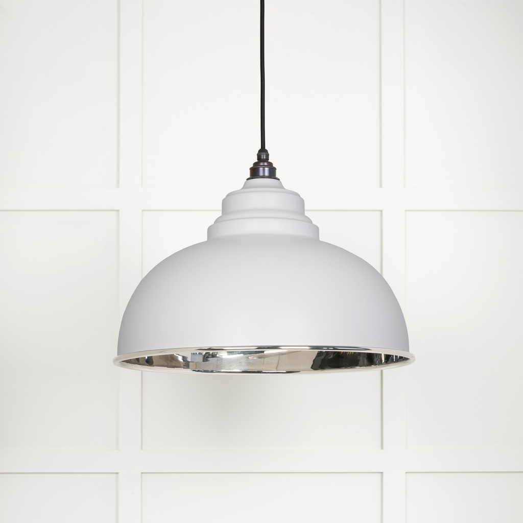 Smooth Nickel Harborne Pendant in Flock - 49505F