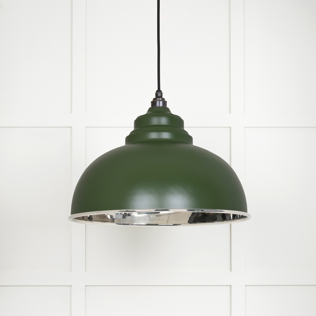 Smooth Nickel Harborne Pendant in Heath - 49505H