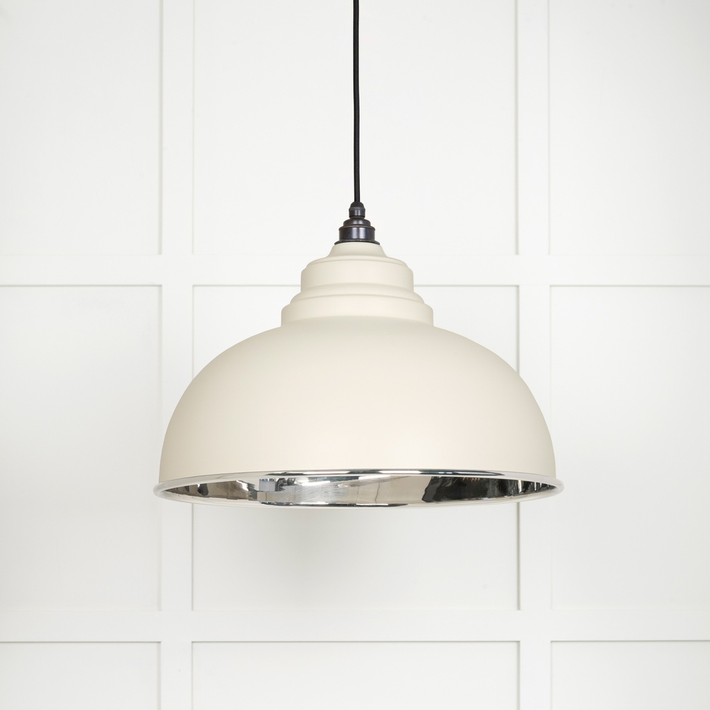 Smooth Nickel Harborne Pendant in Teasel - 49505TE