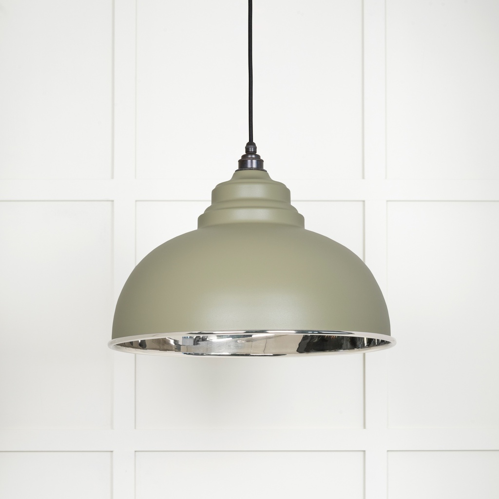 Smooth Nickel Harborne Pendant in Tump - 49505TU