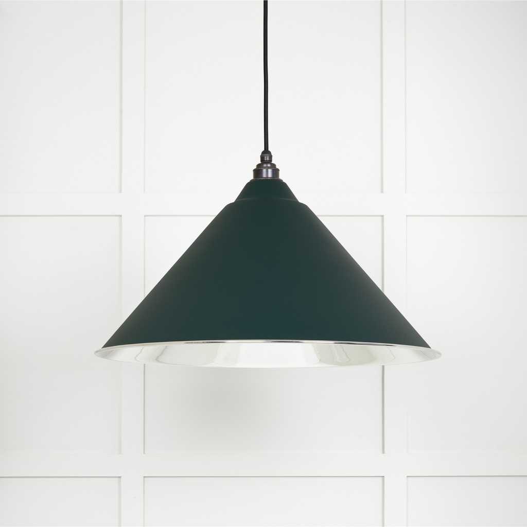 Smooth Nickel Hockley Pendant in Dingle - 49506DI