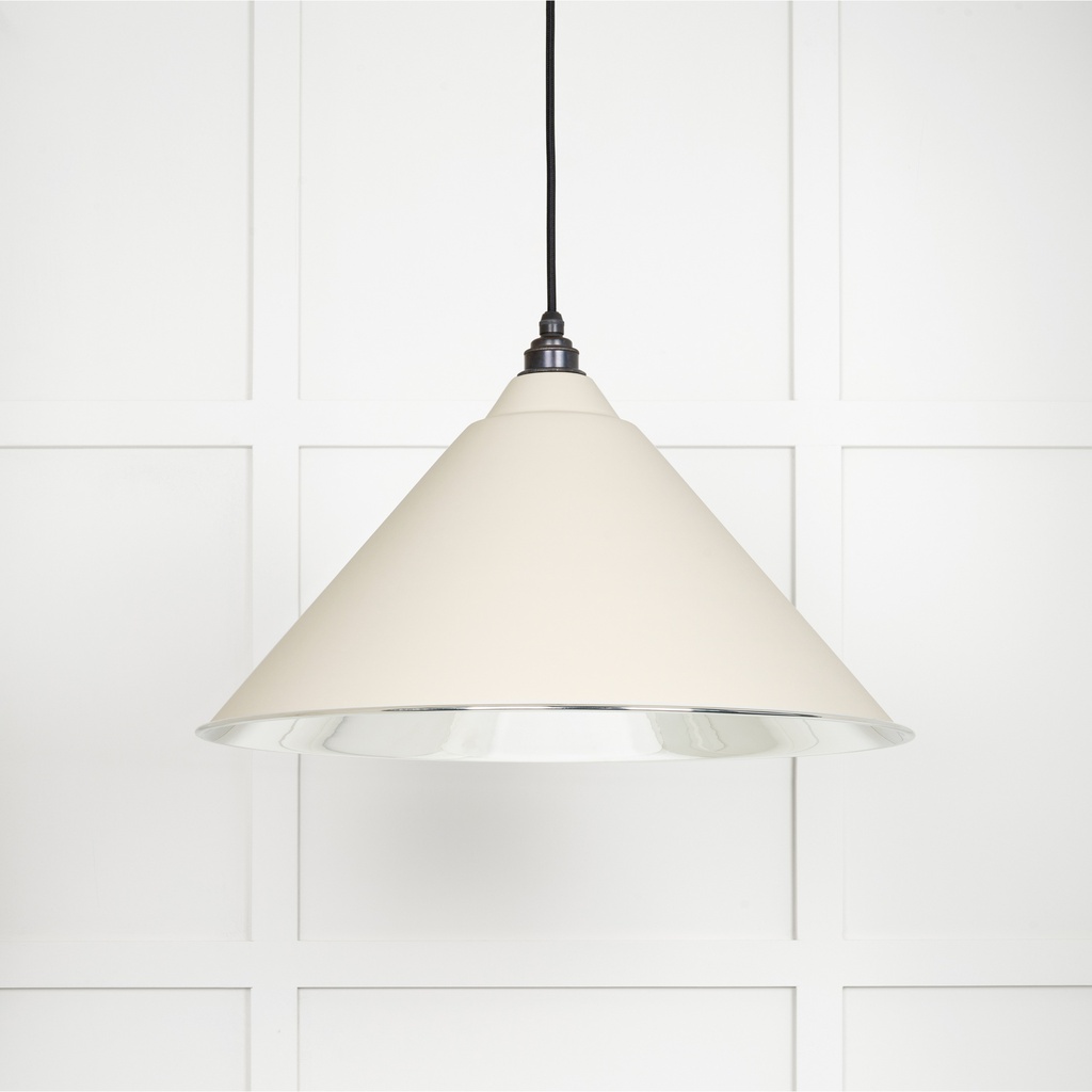 Smooth Nickel Hockley Pendant in Teasel - 49506TE